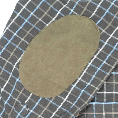 Chemise chasse Sologne 100% coton marron S à 3XL