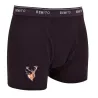 Lot 3 boxers chasse motifs canard, cerf, sanglier M-3XL