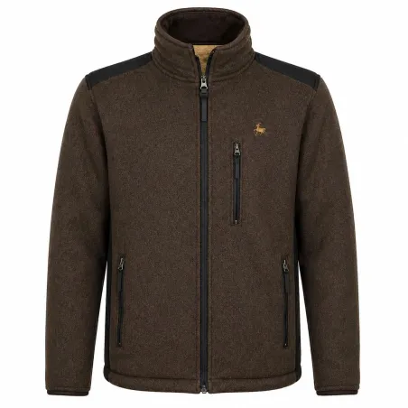 Blouson polaire Verney-Carron Presly 3 poches marron