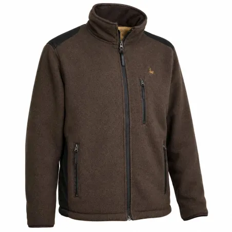 Blouson polaire Verney-Carron Presly 3 poches marron