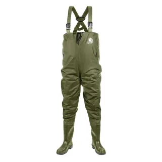 Waders homme kaki en nylon PVC - Imperméables et respirants