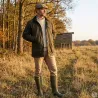 Veste cirée 1919 thermique coton vert kaki S à 3XL