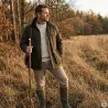 Veste cirée 1919 thermique coton vert kaki S à 3XL