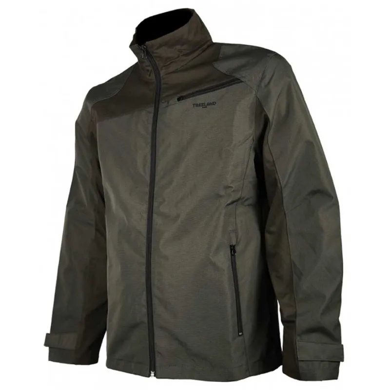 Veste Maquisard Treeland verte imperméable Ripstop