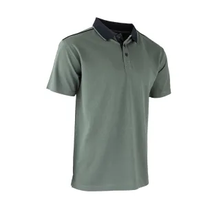 Polo Homme LMA® Col Chemise - Kaki 160g/m²