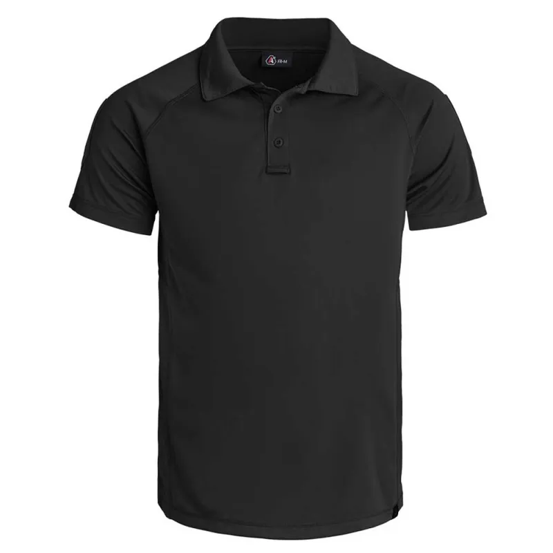 Polo respirant Instructor fit noir M à 3XL léger