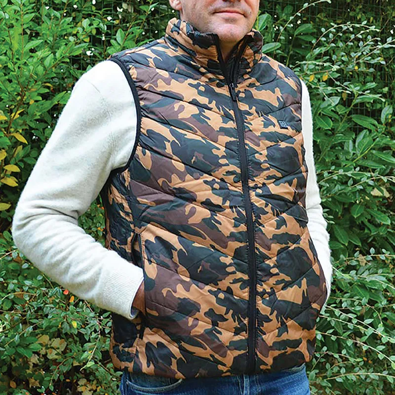 Gilet chauffant camo CE 2XL - Chasse & extérieur