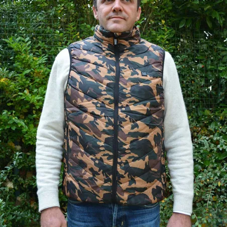 Gilet chauffant camo CE 2XL - Chasse & extérieur