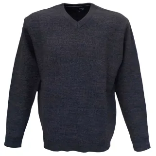 Pull col V Vernon - Chasse & Élevage - Couleur Havane