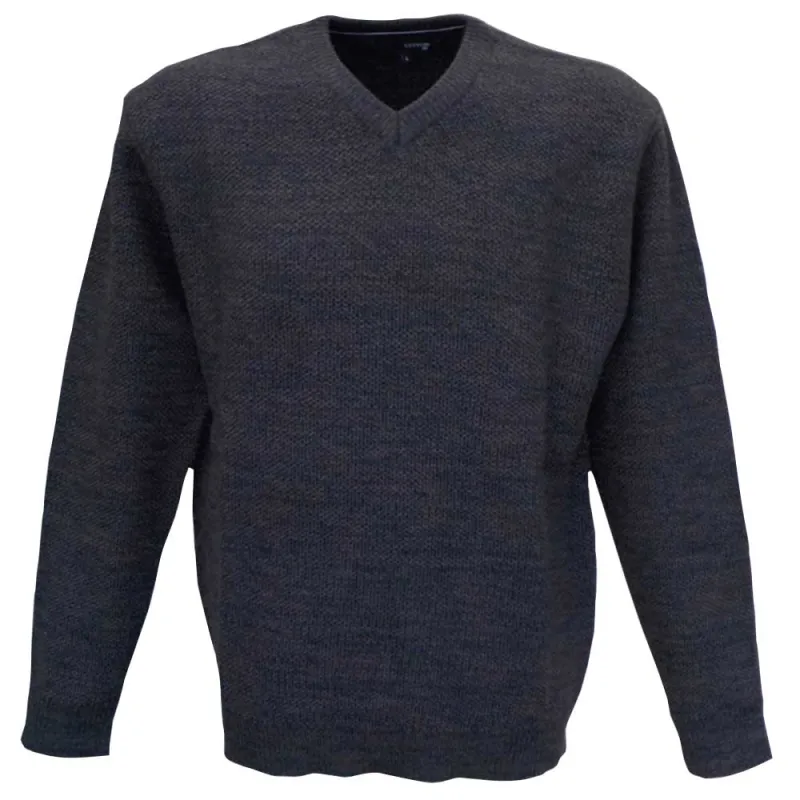 Pull col V Vernon - Chasse & Élevage - Couleur Havane