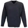 Pull col V Vernon - Chasse & Élevage - Couleur Havane