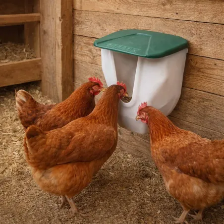 Mangeoire VFeedr 2,5kg anti-gaspi pour volailles