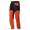 Pantalon traque enfant orange/kaki 6-16 ans polyester-coton