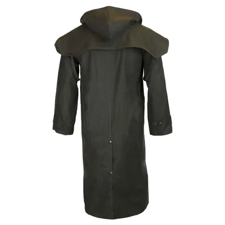 Manteau Walker & Hawkes Waxstock vert - Coton ciré