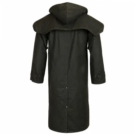 Manteau Walker & Hawkes Waxstock vert - Coton ciré