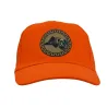 Casquette chasse sanglier coton orange réglable