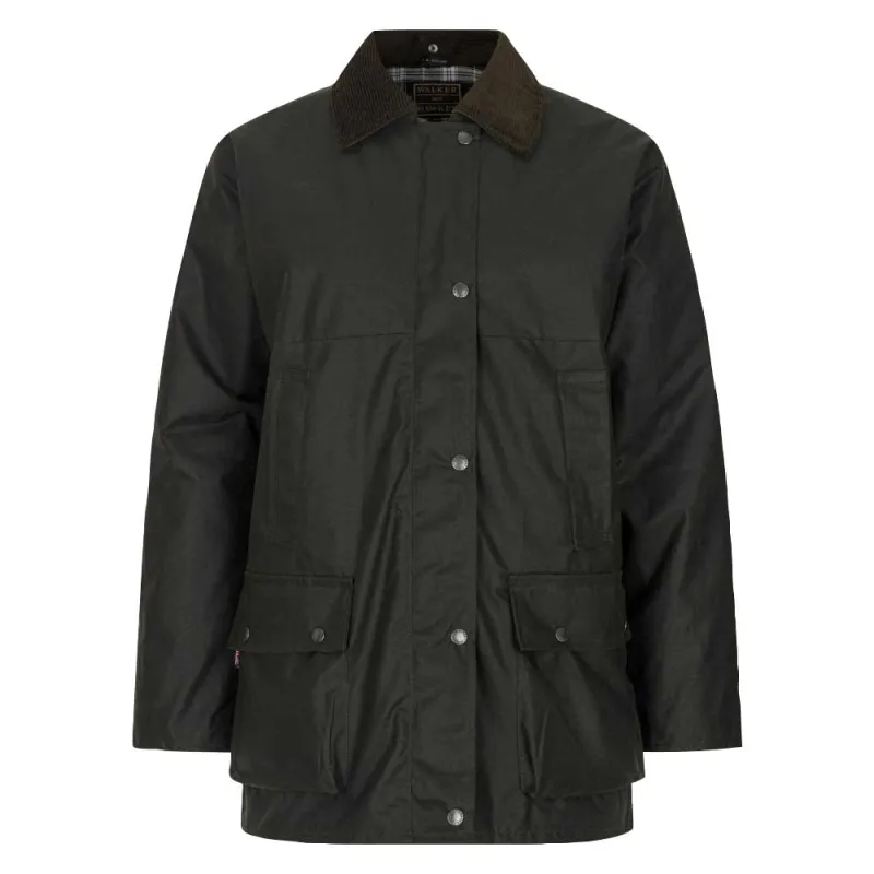 Veste femme Walker and Hawkes Kirkstall vert ciré
