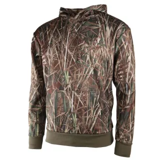 Sweat enfant camo roseaux poche repose-main 8 ans