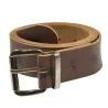 Ceinturon chasse cuir motif sanglier et bécasse