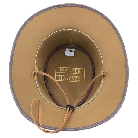Chapeau Traveller en cuir tressé Walker and Hawkes