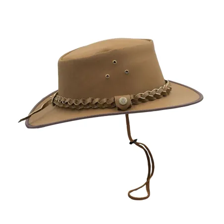 Chapeau Traveller en cuir tressé Walker and Hawkes