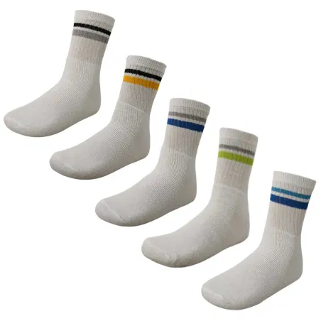 Lot 5 paires chaussettes blanches 43/46 et 47/48 - Confort