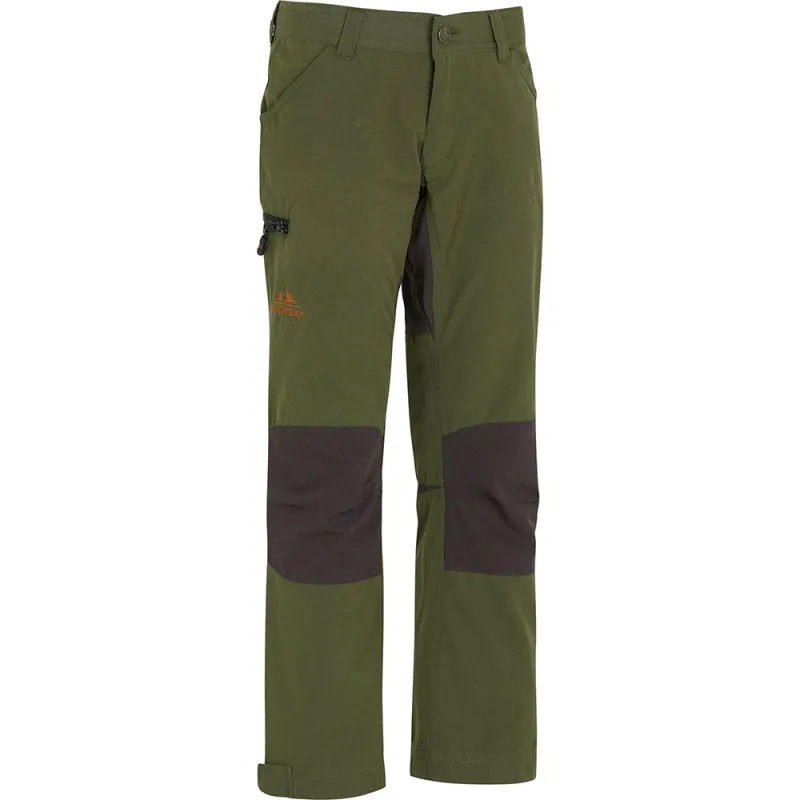 Pantalon enfant Lynx vert 6-16 ans - Chasse & extérieur