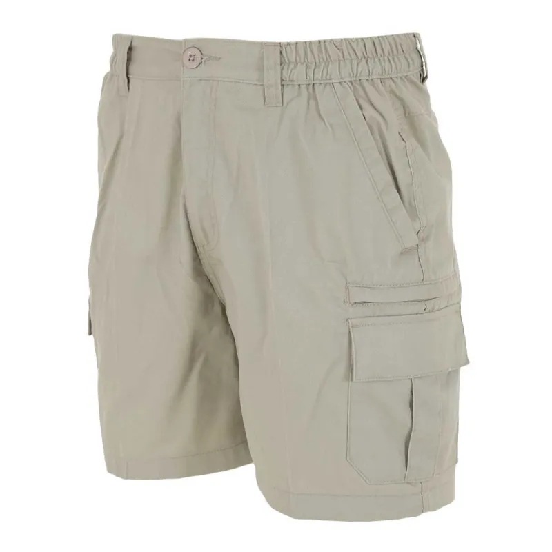 Short cargo Valley beige polycoton multi-poches