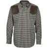 Chemise chasse Sologne Percussion® vert/marron