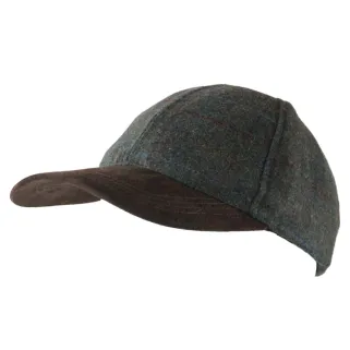 Casquette kaki-marron en laine polyester réglable T58