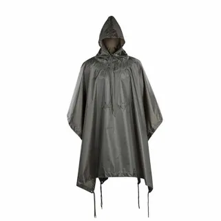 Poncho imperméable kaki unisexe - Taille unique