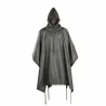 Poncho imperméable kaki unisexe - Taille unique