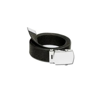 Ceinture toile US Percussion noire 130 cm réglable
