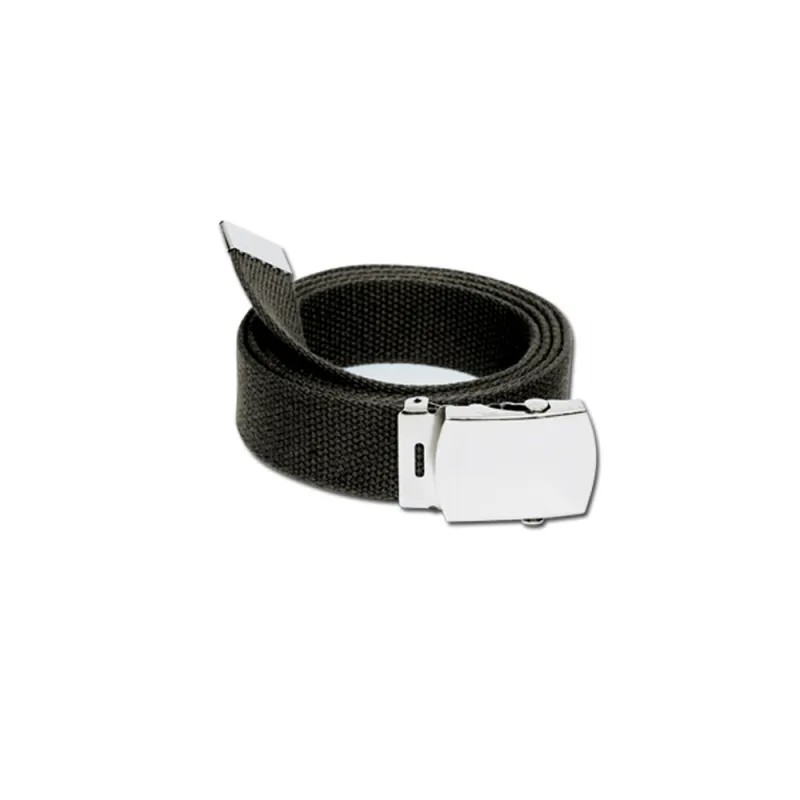 Ceinture toile US Percussion noire 130 cm réglable