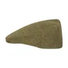 Casquette tweed Walker and Hawkes Cambridge vert 60% laine