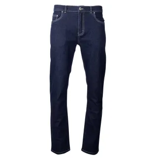 Jeans droit extensible bleu foncé - Tailles 40 à 54