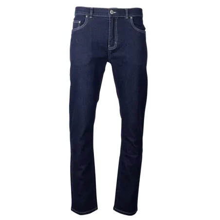 Jeans droit extensible bleu foncé - Tailles 40 à 54