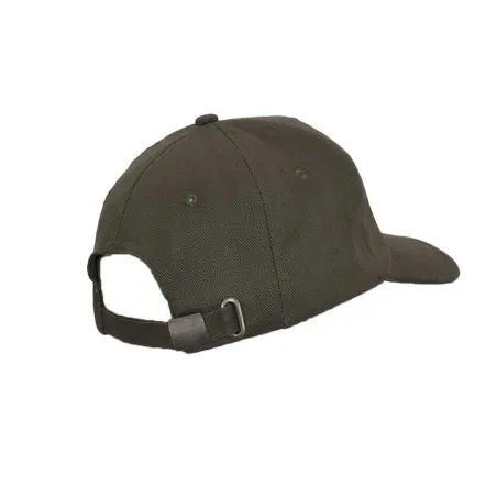 Casquette bécasse kaki en coton à visière courbée