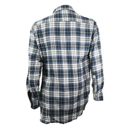 Chemise travail longue bleu Chevron L à 2XL - 100% coton