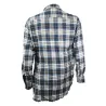 Chemise travail longue bleu Chevron L à 2XL - 100% coton