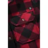 Chemise polaire Jeff Brandit® rouge/noire - Homme manches longues