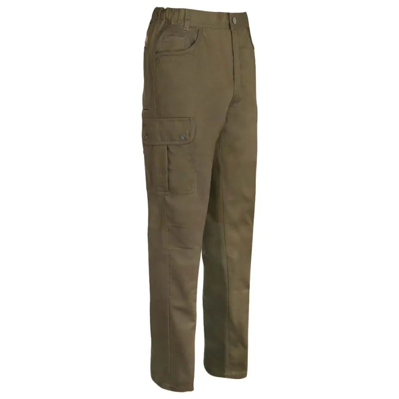 Pantalon Hyperstretch Savane 7 poches kaki T38-60