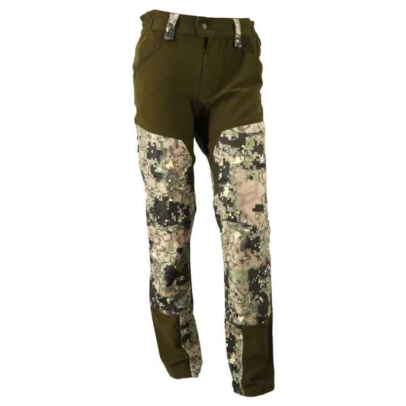 Pantalon chasse stretch digital vert - Tailles 38 à 54