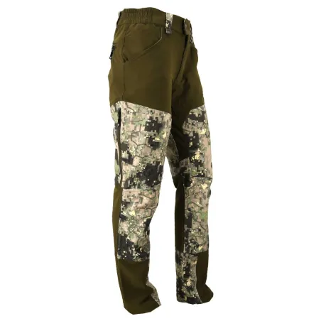 Pantalon chasse stretch digital vert - Tailles 38 à 54