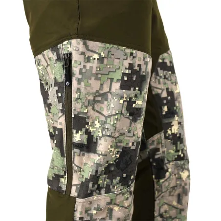 Pantalon chasse stretch digital vert - Tailles 38 à 54