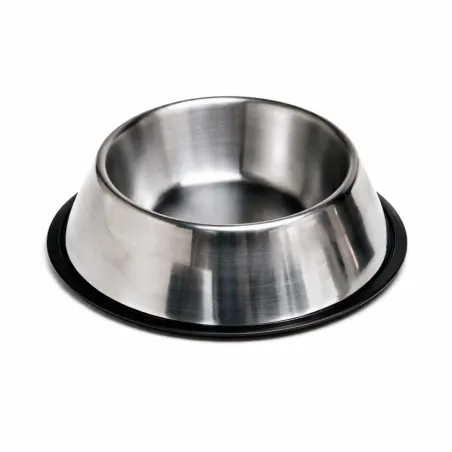 Gamelle inox anti-bruit pour chien - 24 cm - 1,8 L