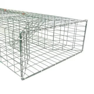 Lot de 5 nasses à rats musqués - 2 entrées 100x16x34 cm