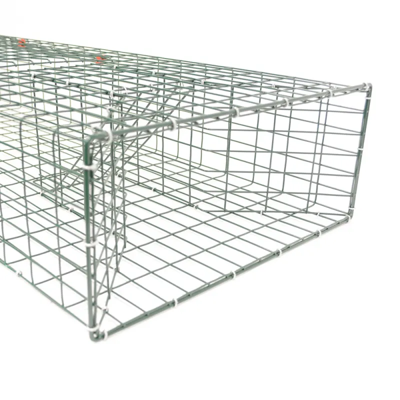 Lot de 5 nasses à rats musqués - 2 entrées 100x16x34 cm