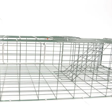 Lot de 5 nasses à rats musqués - 2 entrées 100x16x34 cm