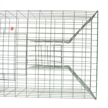 Lot de 5 nasses à rats musqués - 2 entrées 100x16x34 cm